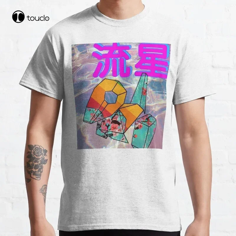 Porygon Vaporwave Aesthetic  Classic T-Shirt Cotton Tee Shirt