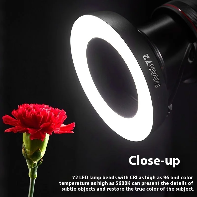 Originale Godox RING72 Macro Anello di Luce 5600K LED Anello Speedlite Flash Torcia Personalizzata Luce di Riempimento Per Fotocamere DSLR Canon Nikon