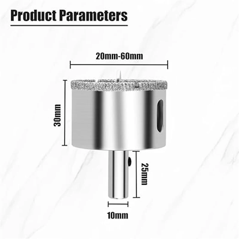 16-120mm Triangular Positioning Drill Bits Glass Hole Opener Center Drill Positioning Ceramic Tile Marble Drill Bits Set Tools