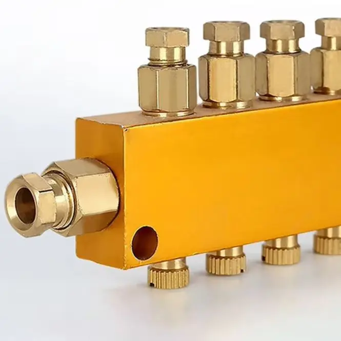 Adjustable Resistance Oil Separator 5 Valve Lubrication System For TK Type Fuel Distribution In Industrial Machinery Tools