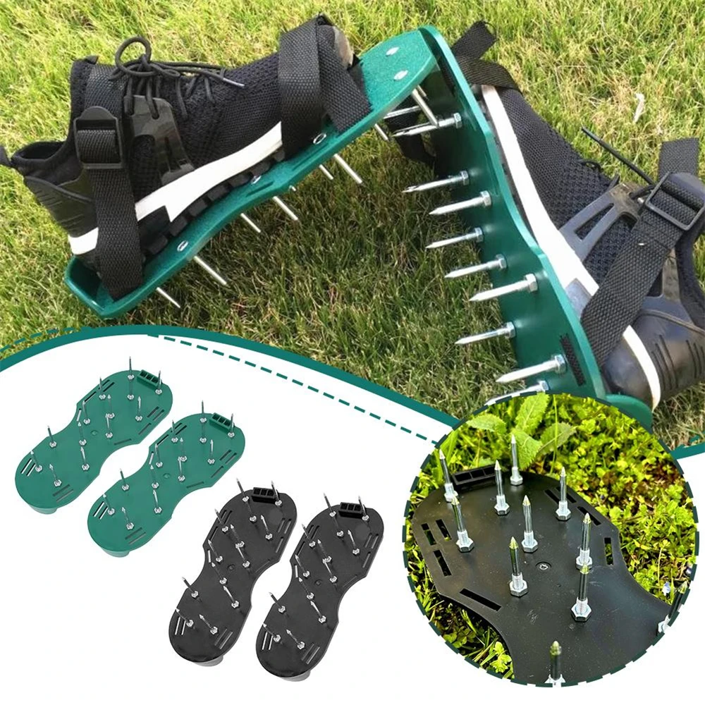 

Grass Nail Shoes Garden Loose Soil Shoes Portable 4.2cm Grass Loosening Tool Self-leveling Epoxy Ground Nail Grass Nail Shoes