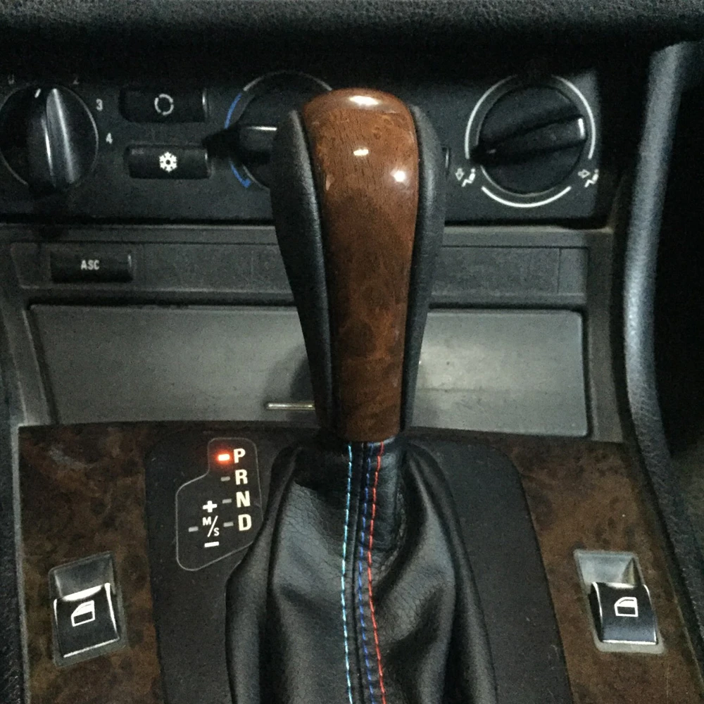 Walnut Wood Car Automatic Gear Shift Stick Knob HandBall For BMW E39 E46 E53 E60 E61 E63 E64 E83 E81 E82 E87 E90 E91 E92 E93