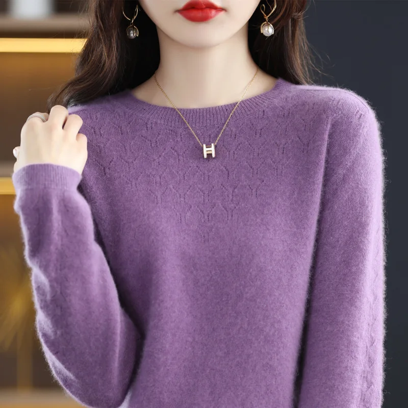 Pull Femme New Warm Knitwears Round Neck Long Sleeve Tops Autumn Winter Pullovers Women Bottoming Sweater свитер женский