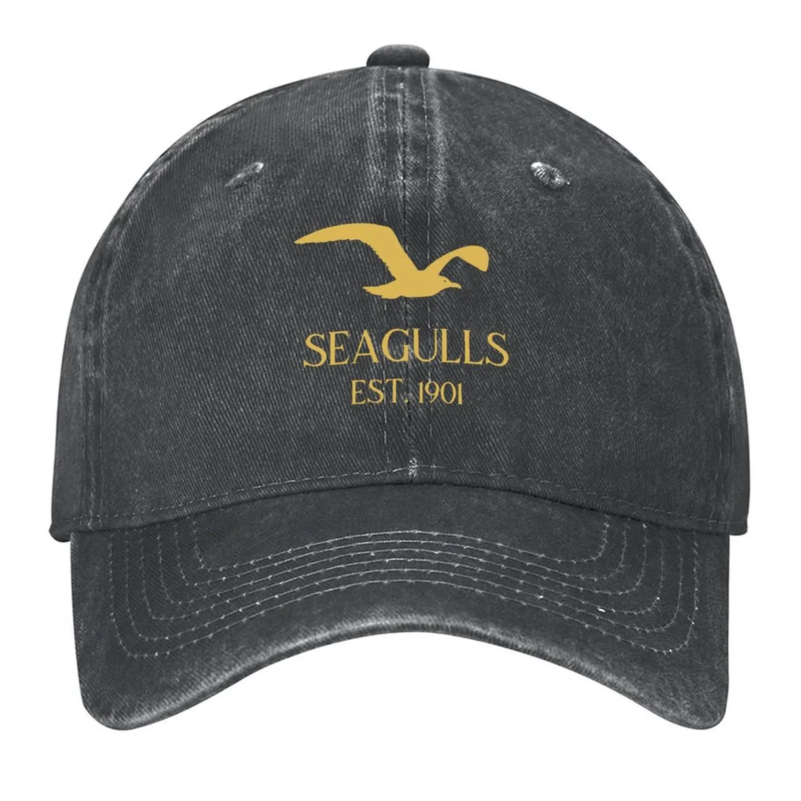

Seagulls Gold Baseball Cap Ball Cap Big Size Hat Luxury Hat Golf Wear Caps Women Men's