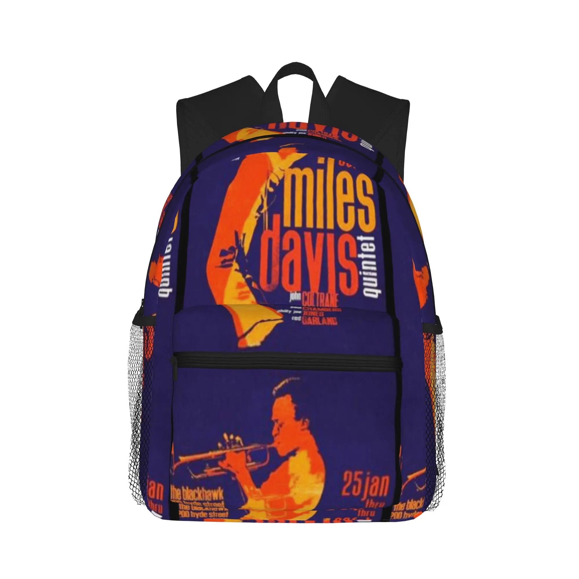 Louis Armstrong Classic Jazz Legend  Casual Backpack for Students and Adults Man backpack