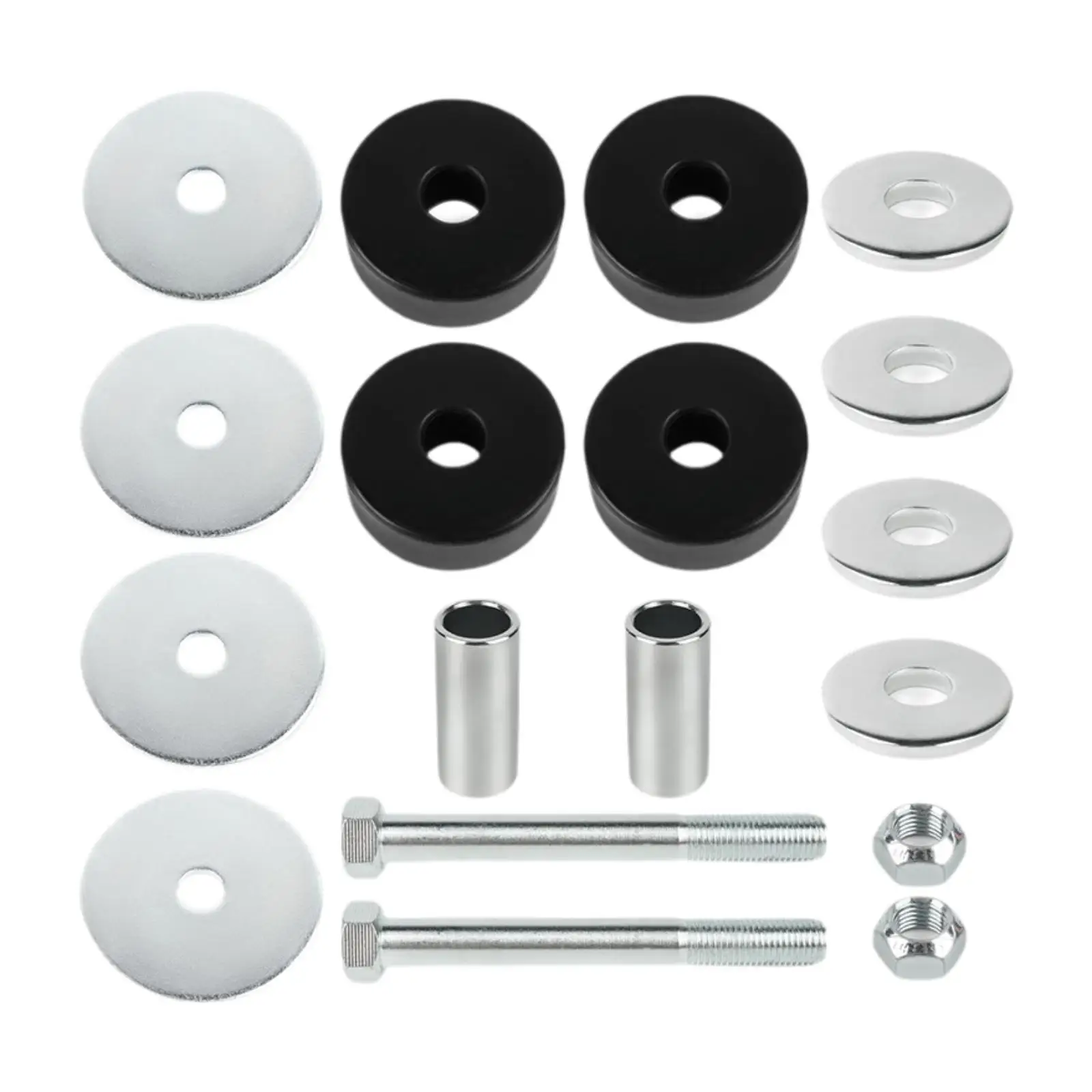 

Radiator Core Support Frame Bolt Pad Kit Mounting Hardware with Nuts Bolts Easy to Install Maintenance Assembly for 100