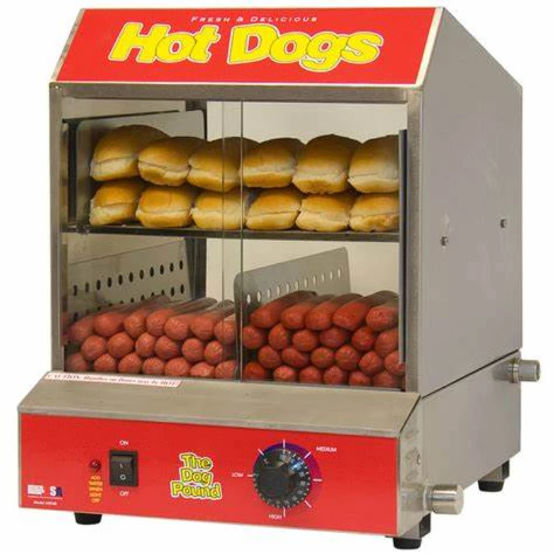 Supertise commercial electric hot dog making machine warmer showcase hot dog steamer machine