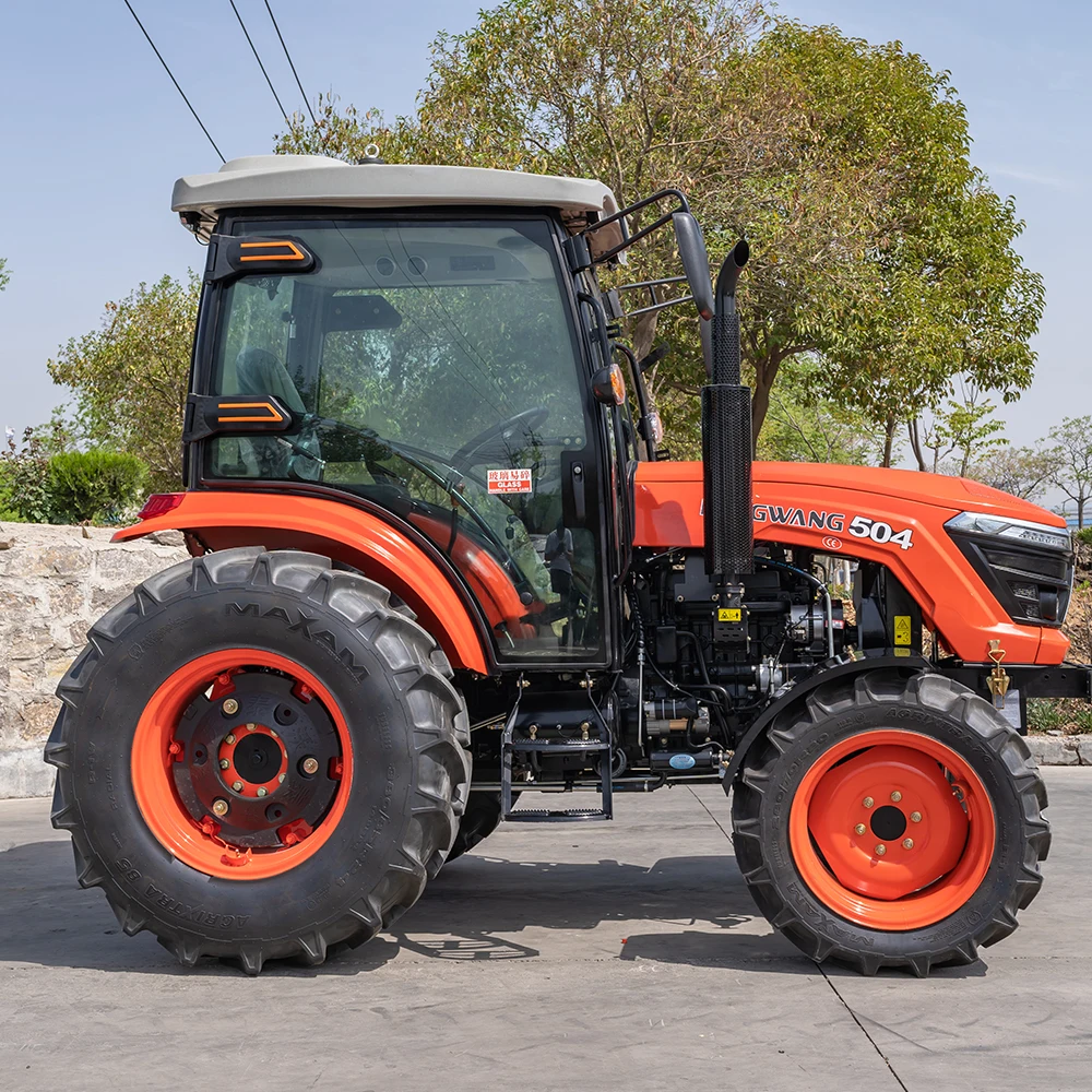 جرار 4x4 25-50hp (8F+2R) لجميع التضاريس رباعي العجلات جرار صغير ديزل جرارات زراعية صغيرة آلات زراعية مخصصة #5