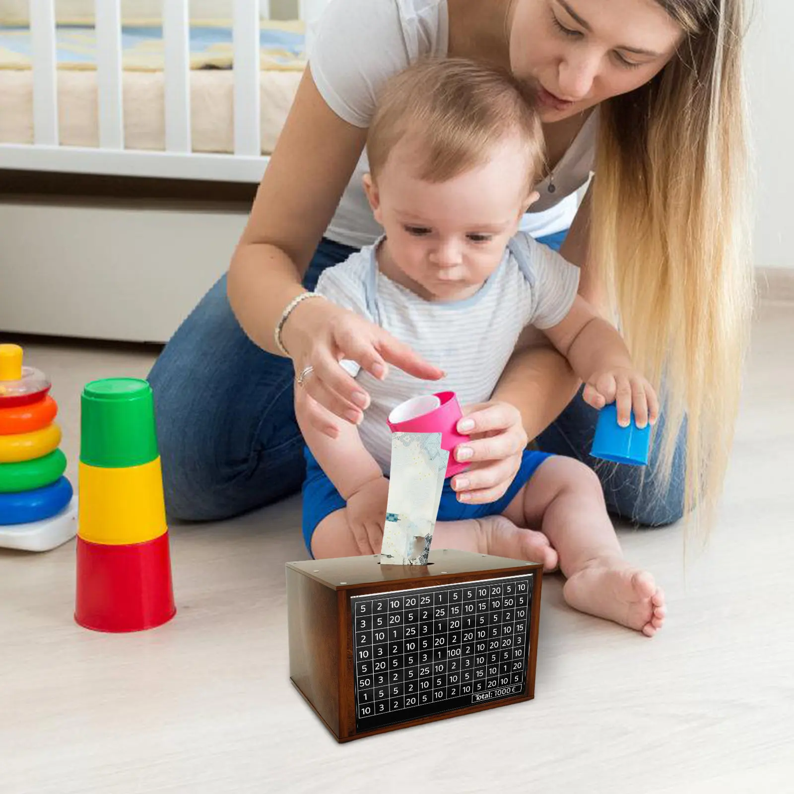 

50 наклеек для коробок для монет, 1000 цифровых номерных таблиц для отслеживания сбережений в евро, этикетки для денежных банок, листы для самостоятельного создания таблиц для челленджей по накоплению