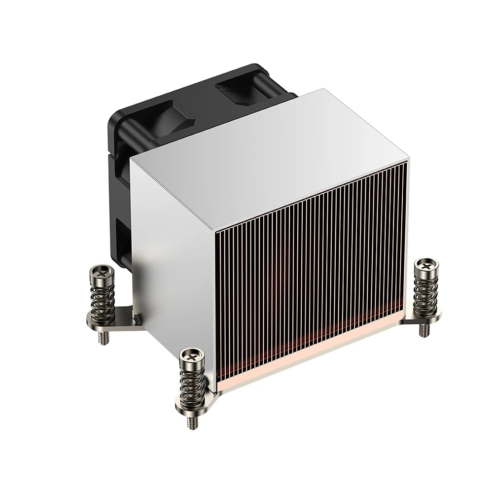 COOLSERVER 2U6C 2U Server CPU Cooler Pure Copper Heatsink 4Pin PWM Fan For Intel LGA115X LGA2011 LGA2066 Workstation Radiator view 5