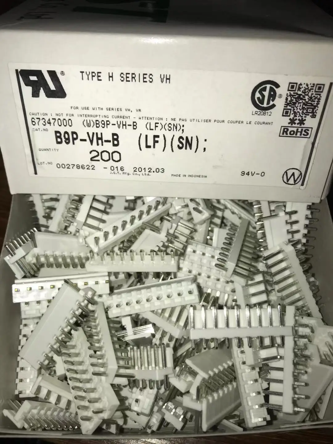 ..10 pcs/lot B9P-VH-B(LF)(SN) connector 100% New and Original