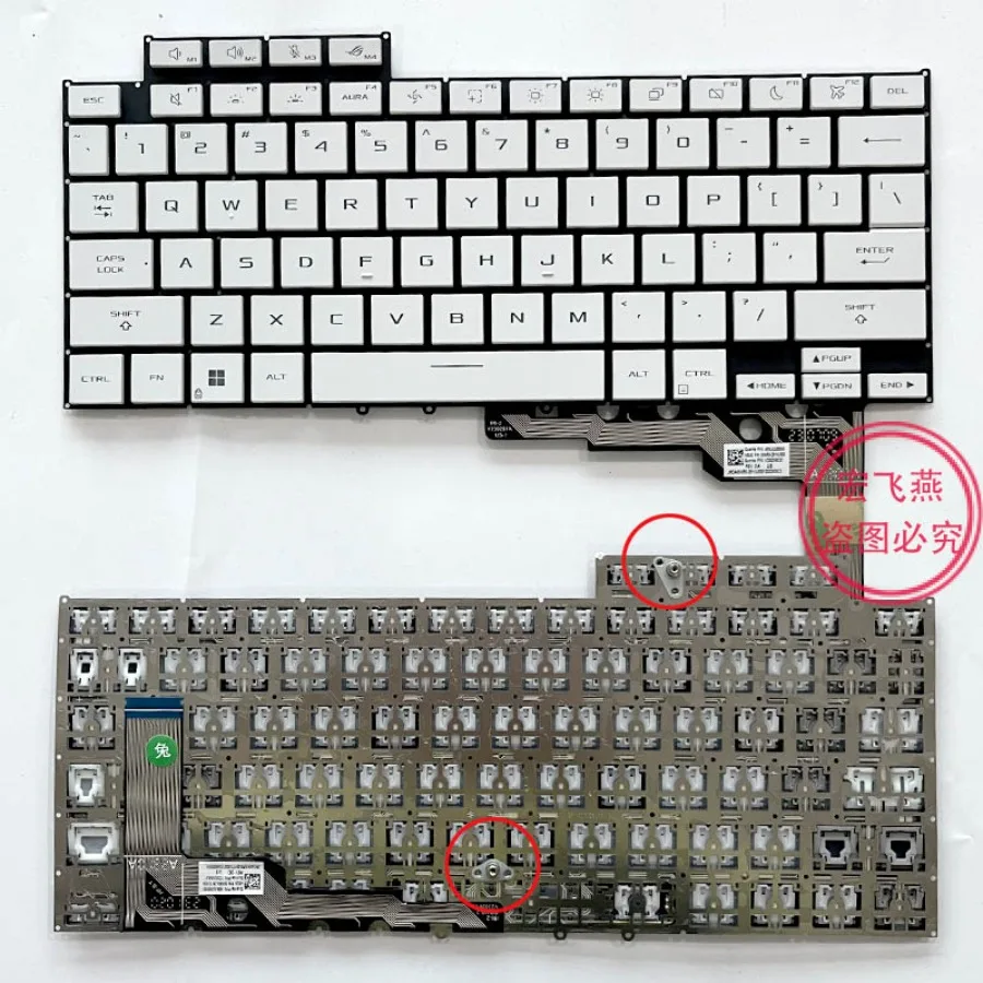AA + for Macro Feiyan ROG Zephyrus G16 Magic 16 Air GU605 GU605M GU605K Notebook Keyboard 2024 V245546BS1/CS1