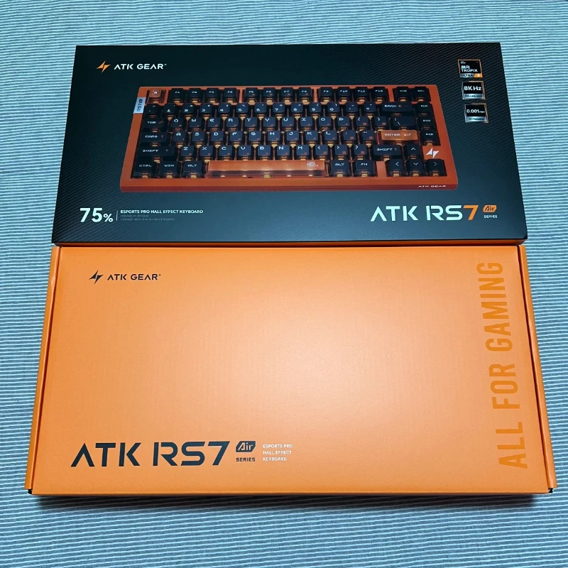 ATK RS7 Air Hall‑Effect Magnetic Switch Gaming Keyboard,81Keys Hot‑Swap 8K Polling Rate RT Adjustable RGB Custom Keyboard