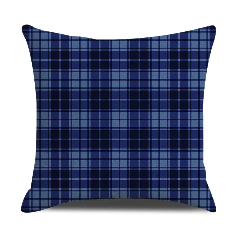 Vintage Check Pillow Cases 45x45cm Home Bedroom Sofa Decorative Throw Pillow Covers Simple Colorful Plaid Stripes Cushion Covers