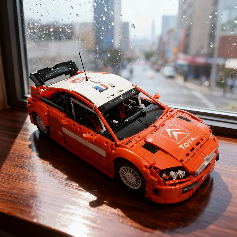 

4189pcs MOC Citroen C4 WRC Monte Carlo 1 8 Scale Technical Model Building Blocks Creative Gift DIY Display Decor Adult Premium