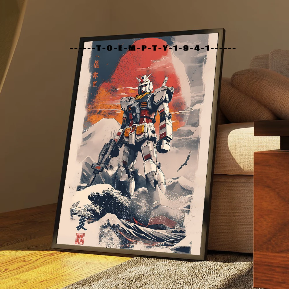 Transformers Robot Vintage Japanese Style Poster Canvas Printing Classic Robotmen Wall Decor Kids Room Boys Room Art Print Decor