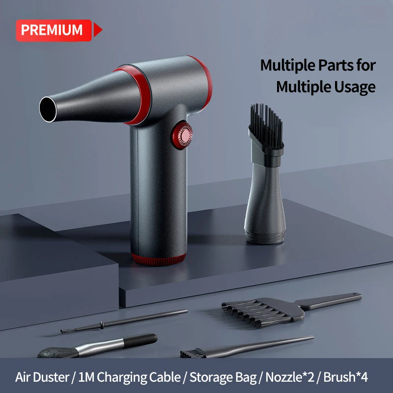 Compressed Air Duster Cordless Air Blower Electric Air Duster 8000mAh/40,000RPM