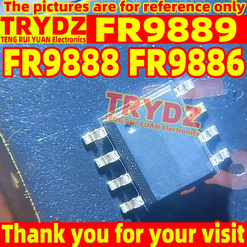 10-1pcs FR9889 FR9888 FR9886 FR9889SPCTR FR9888SPGTR FR9886SPGTR SOP8 For DVD power bank synchronous buck conversion chip