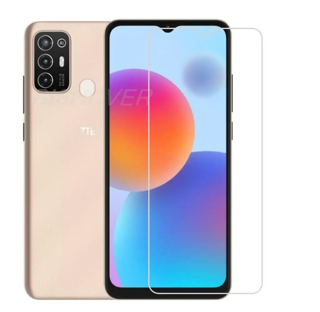 Zte用強化ガラススクリーンプロテクター,a52,a72,4g,5g,v40 pro,v30,ava a3,joy plus,a31 lite,a51,a71,a7p用スクリーンプロテクター