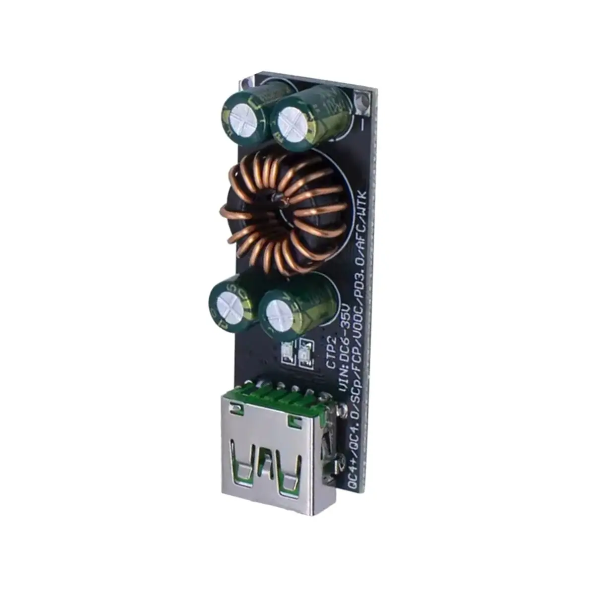 ~【On Sale】SW3518 / SW3516 QC4.0 QC3.0 1Way USB Type-C Mobile Phone Quick Charge Adapter 6-32V Down Boost Module SW3516