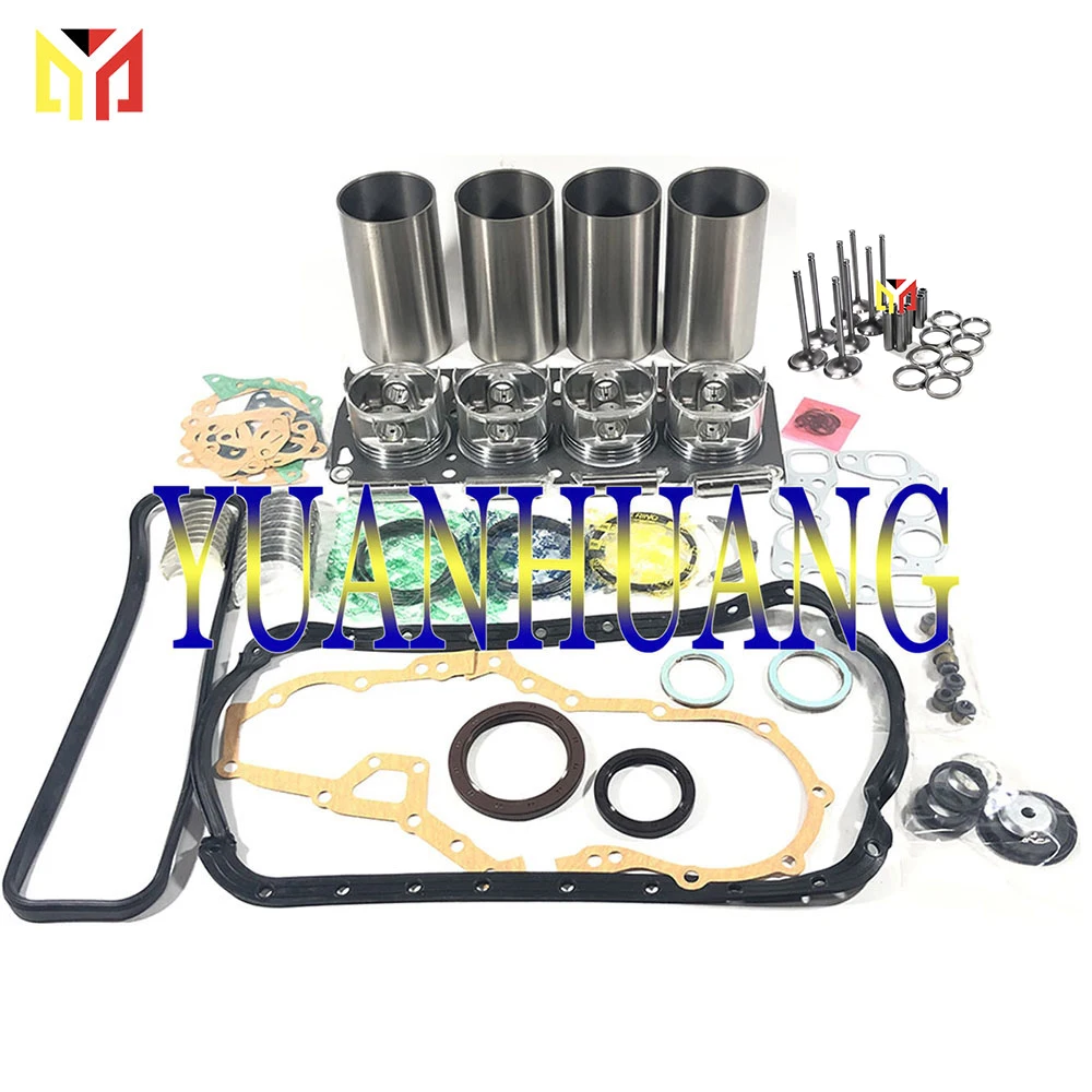 For Komatsu 4D95 Overhaul Rebuild Kit Full Gasket Set Valve Main Rod Bearings Engine Parts