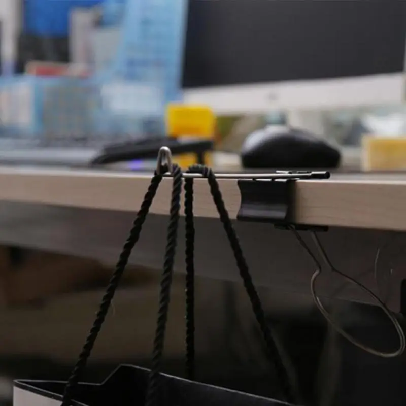 Cup Holder With Clamp Clip On Anti-Spill Table Cup Holder Water Bottle Holder For Cups Bottles Pencils Desktop Accessories