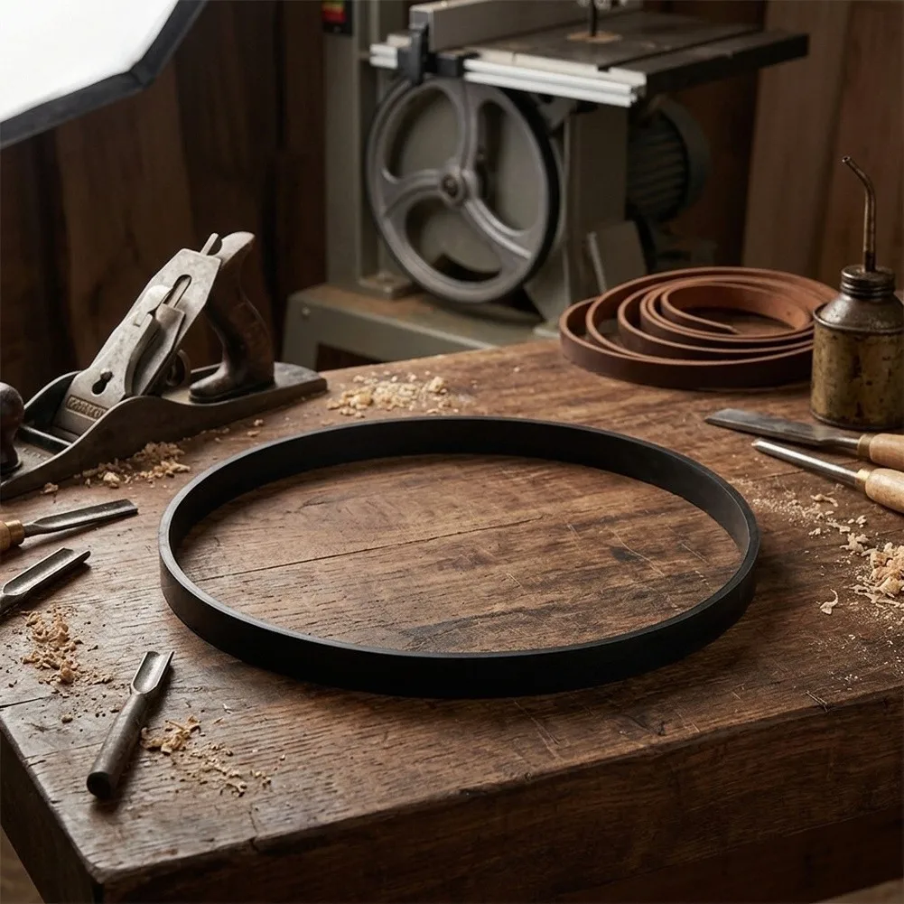 Replacement Rubber Band for Woodworking Band Saw 16 Inch Scroll Wheel Designed for Secure Fit and Consistent Cutting Force