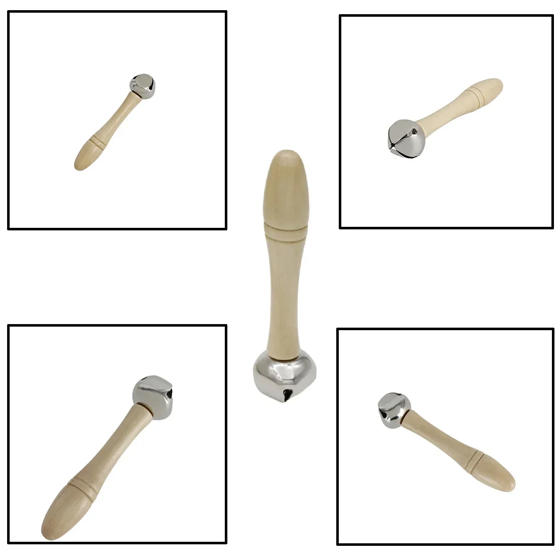 Single Tone Stick Single Stick Bell Rattle Orff Percussion Instruments Child Bumper Bell Toys Baby Early Music Education Gifts