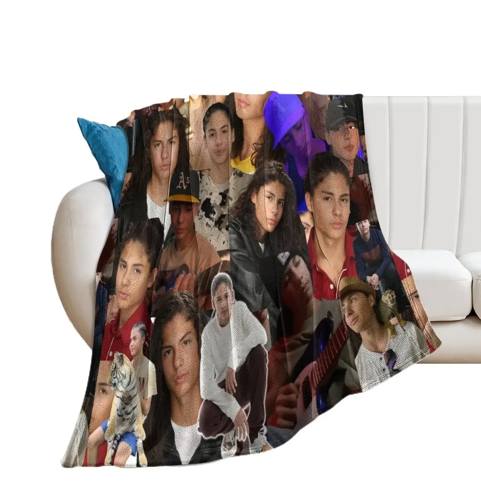 

Miguel Cazarez Mora Seamless Collage Throw Blanket Sofa Fashion Sofas Comforter Blankets