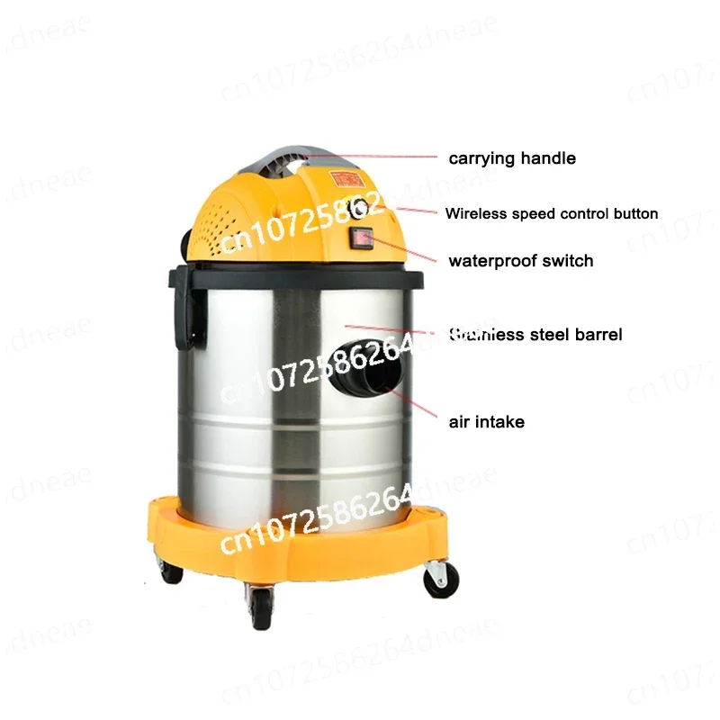 1800w Vacuum Cleaner Big Suction Home Vacuum Cleaner Powerful Commercial Beauty Sewing Hotel High Power Industrial Use