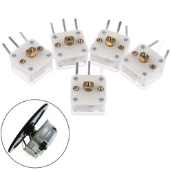 5Pcs/lot Variable Capacitor Duplex 223p 60pf/140pf 2.1mm Hole Shaft Radio Variable Capacitor