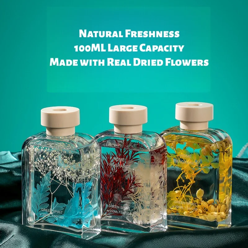 

Transparent Water Floral Scented Candle for Home Use Long-Lasting Fragrance for Bedrooms and Rooms Bathroom Air Freshener