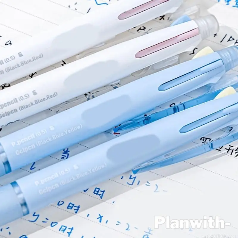 

D5BB 4- in-1 Multicolor Gel Pen built in Automatic Mechanical Pencil for Journaling