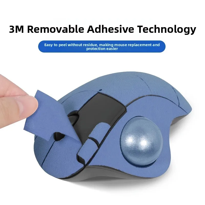 لوحة ماوس لوجيتك إرجو M575 مضادة للانزلاق، حماية سيليكونية لسيناريوهات الألعاب، مصنوعة من السيليكون لفأرة لوجيتك إرجو تراكبول #5