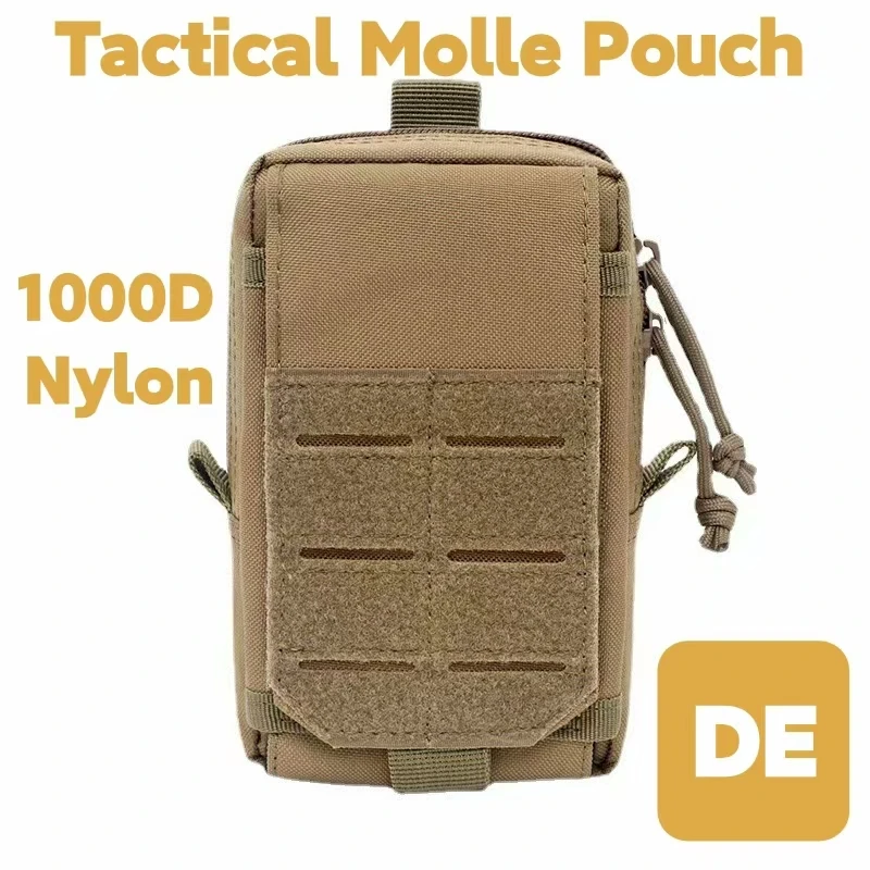 Molle Phone Pouch Holder Magazine Pouches Utility Outdoor Camping Hiking Running Hunting Accessories Waist Pack EDC Tool Bag