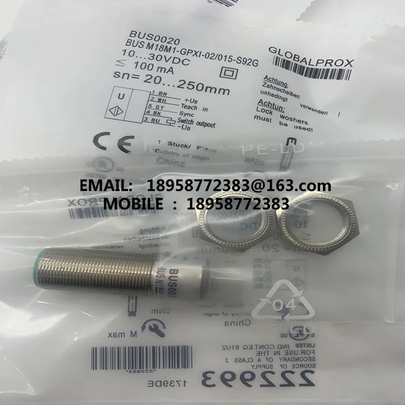 capteur BUS002J BUS M30M1-NPX-03/025-S92K