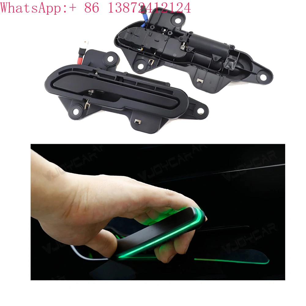 

New Y Juniper LED Electric Door Handle for Tesla Model 3 Y Highland Auto Pop up Color Adjustable Automatic Door Handles