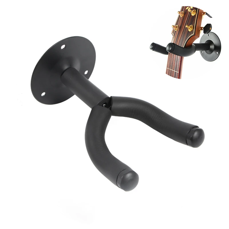 

Wall Mount Guitar Hanger Hook Non-slip Soft Sponge Holder Stand for Guitar Ukulele Violin Bass Mandolin Instrument Accessories