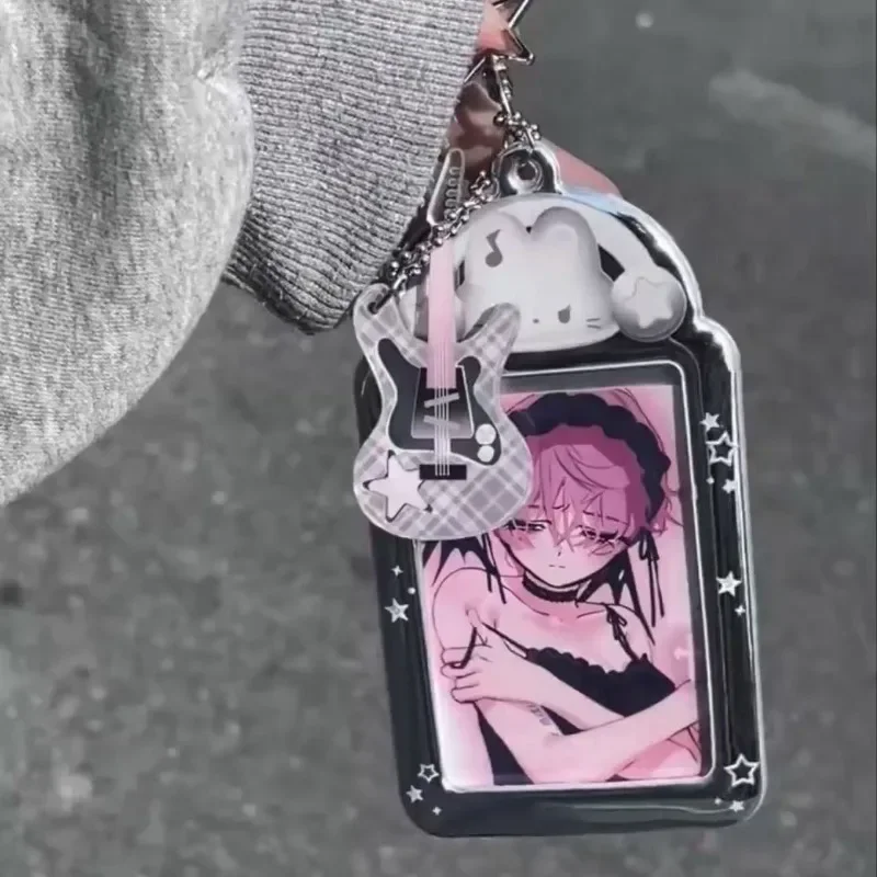 Ins Cat Fotokaarthouder Kpop Fotokaart Display Hanger Student ID-kaart Beschermhoes Kpop Supplies