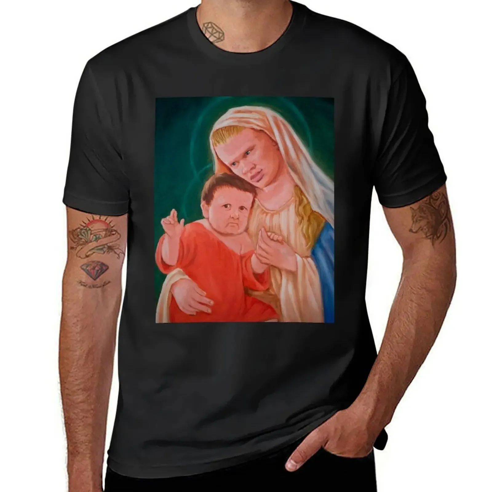 Dagestan baby and Norwegian mother T-Shirt customizeds graphic shirts mens graphic t-shirts anime