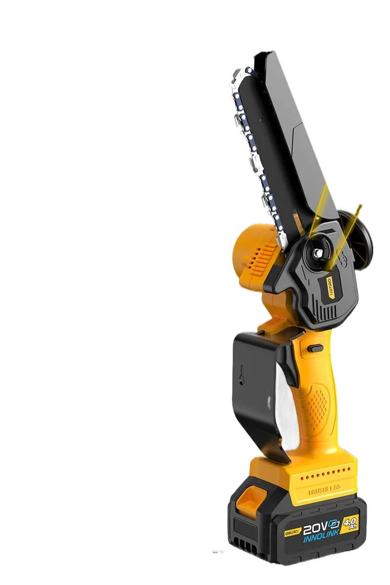 

Chainsaw household handheld rechargeable lithium battery large capacity hand saw logging tree saw