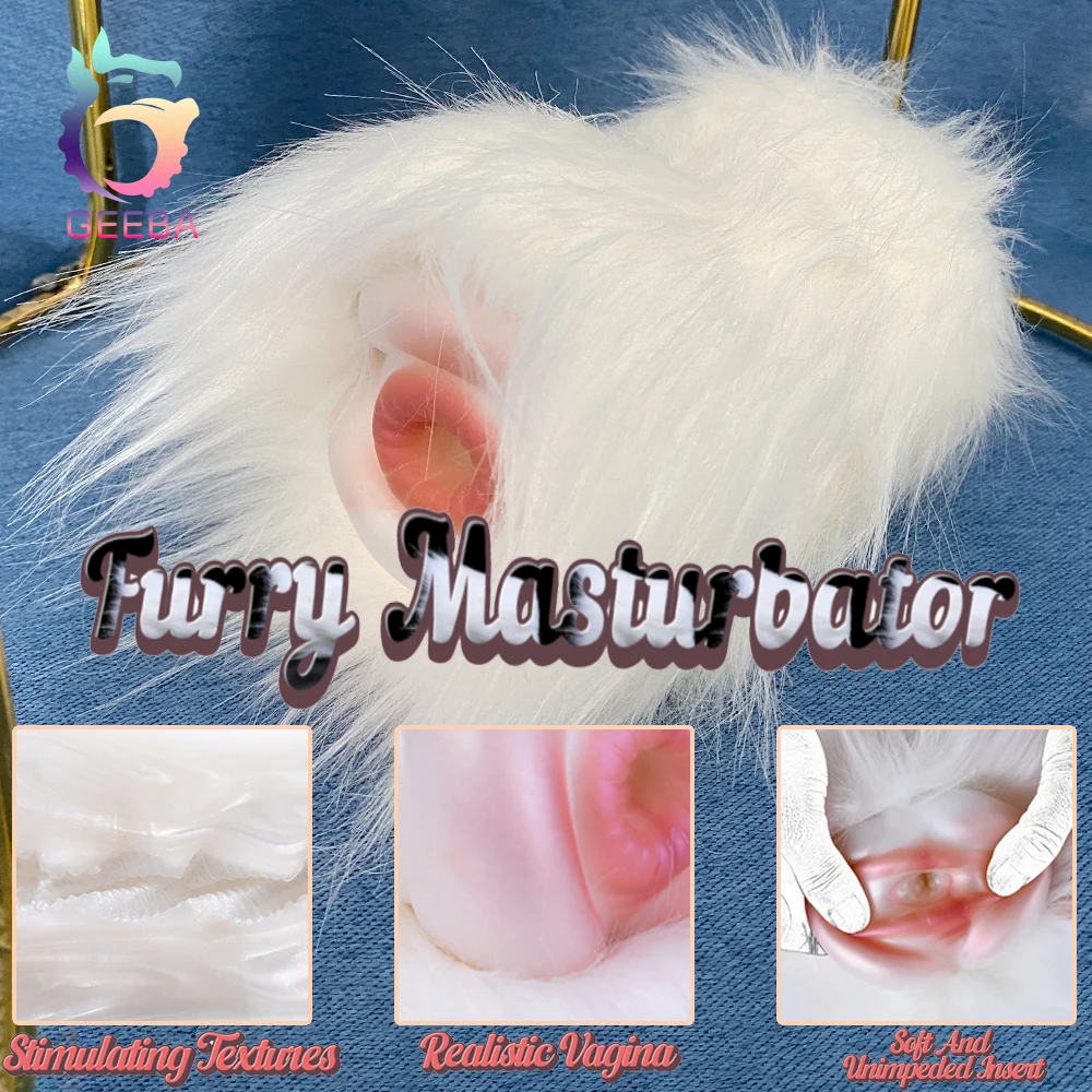 geeba-67in-dog-shaped-male-masturbator-cup-with-lifelike-vagina-texture-channel-manual-male-furry-stroker-reusable-handheld-toy