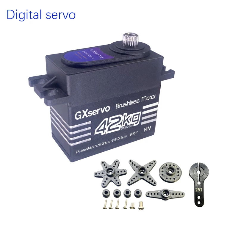 GXservo Rc car Brushless digital servo 42kg Waterproof High torque Remote Trol Car For Parts Robotic DIY Boat 1/8 1/10 Scale