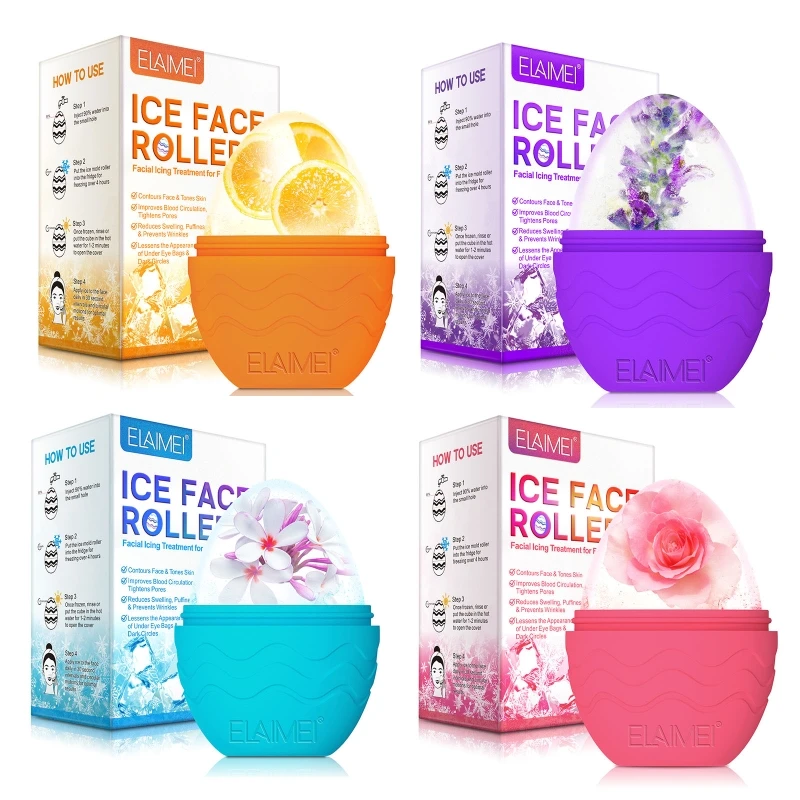 Rolo gelo para cuidados com a pele do rosto olhos para massagem beleza remoção linhas finas