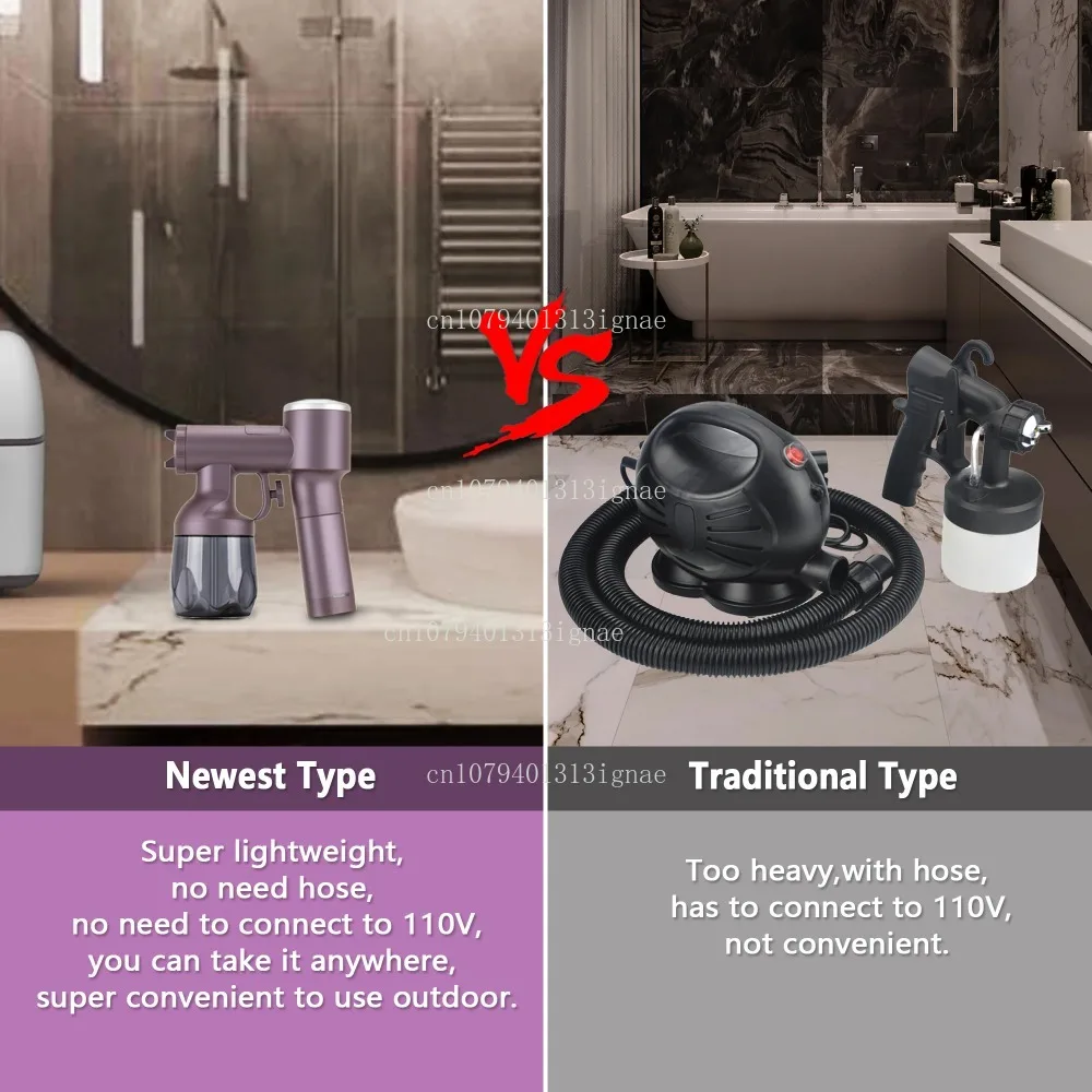 The World's First Patented Sunless Cordless Spray Tanning Machine Professional Spray Tan Gun