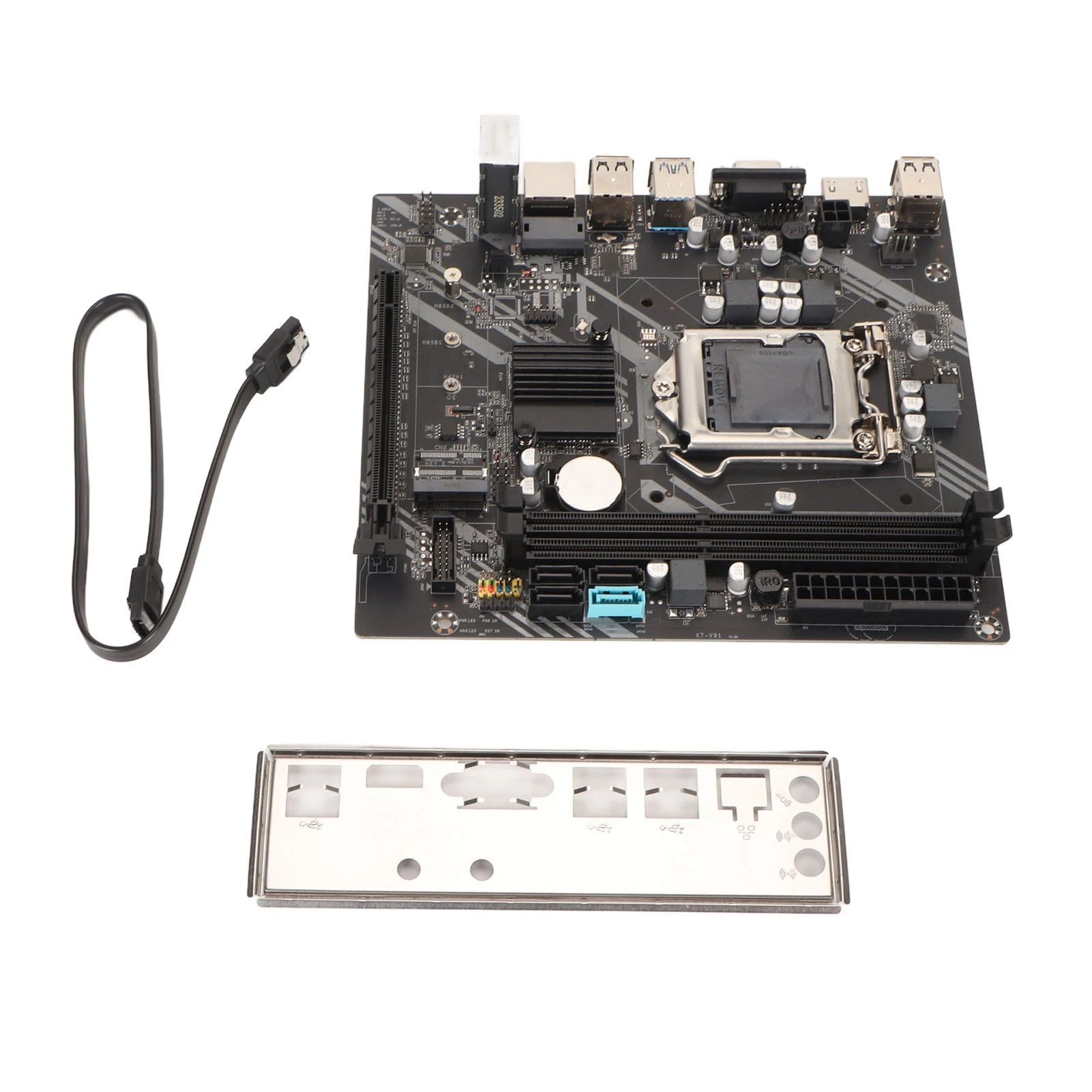 

DDR3 Motherboard Double Channel PCIe X16 SATA3.0 DDR3 4 USB2.0 2 USB3.0 3 Phase Power LGA 1155 Motherboard for Computer PC