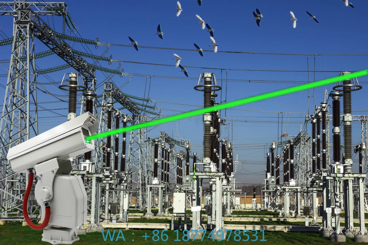 

r Suitable for Airport Electric Substation Farmland Warehouse2025 AI Smart Bird Repeller Device 1000mw Strong Powe