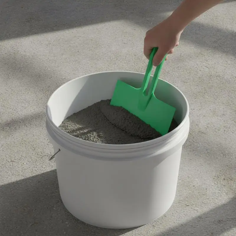 1/2Pcs Curved Bucket Scoop Scraper Spackle Paint Putty Knife Drywall Finishing Plaster Scraping Construction Tools