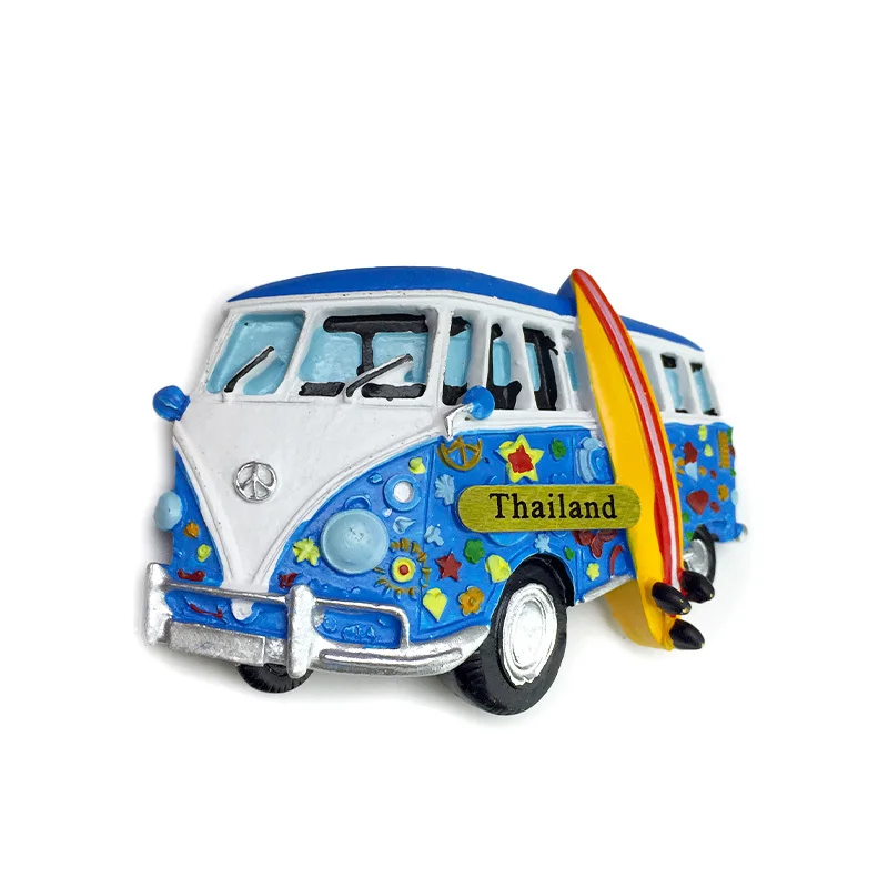 Thailand Koh Samui Vacation Car High-End Atmosphere Refrigerator Magnet Travel Souvenir Home Handmade Painted Decoration - Image 6