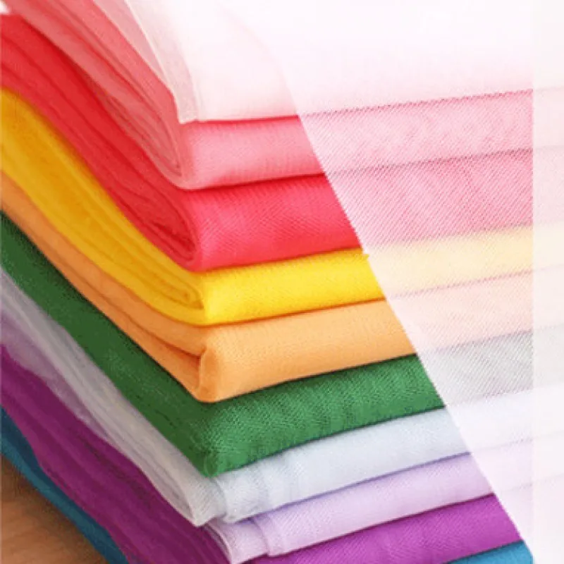 

160x500cm Encrypted Soft Mesh Fabric For Wedding Dress, Wedding Decorations Curtains Mosquito Nets,Handmade DIY Fabrics